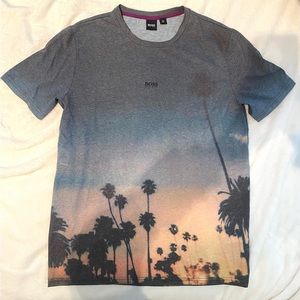 Hugo Boss Men’s Designer Sunset T-shirt